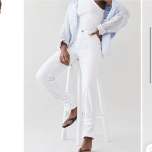 Good American Good Boy Ankle Wrap Jeans NWT